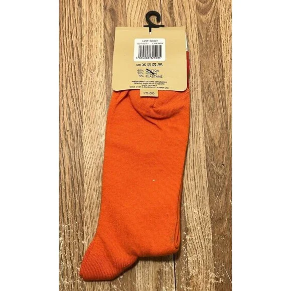 Novelty Sock Hot Scot Scotland Socks Men’s Size 11-13 Pompom Embellished - Picture 2 of 2